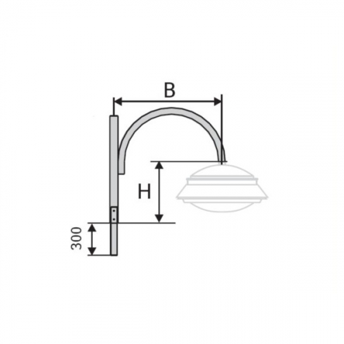 К15-0,8-0,6-1-5 кронштейн однорожковый